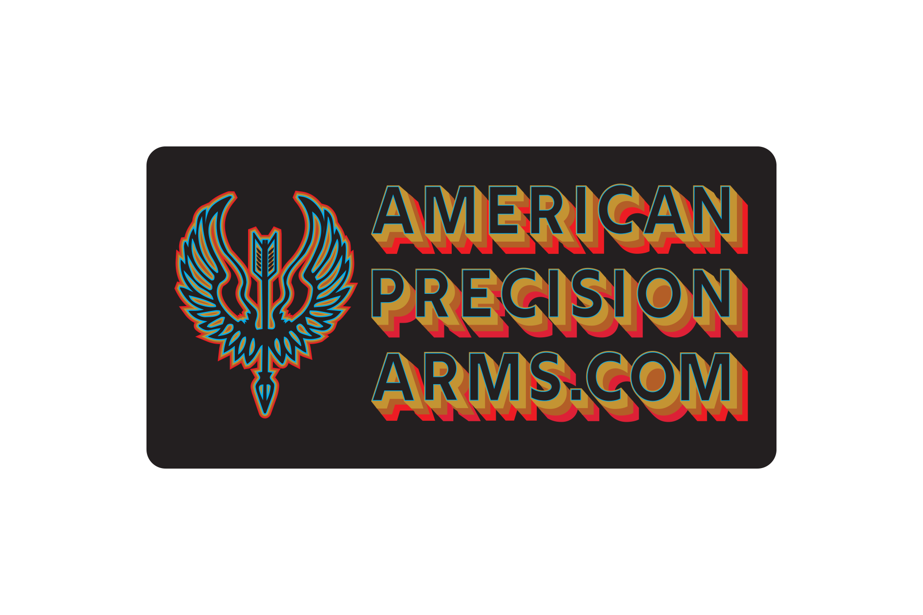 Retro APA Sticker - American Precision Arms
